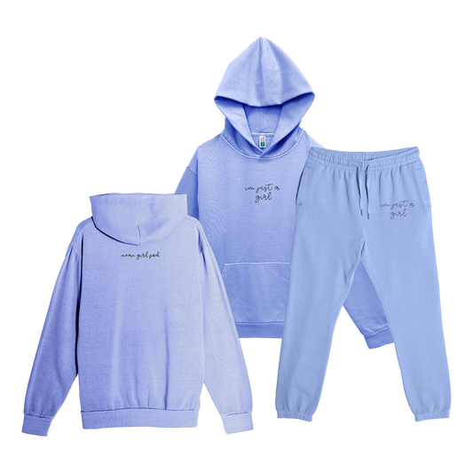 Mean Girl Pod - I'm Just a Girl Embroidered Sweatsuit