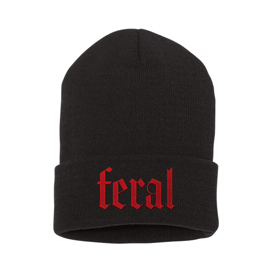 This Is The Worst - Feral Embroidered Beanie