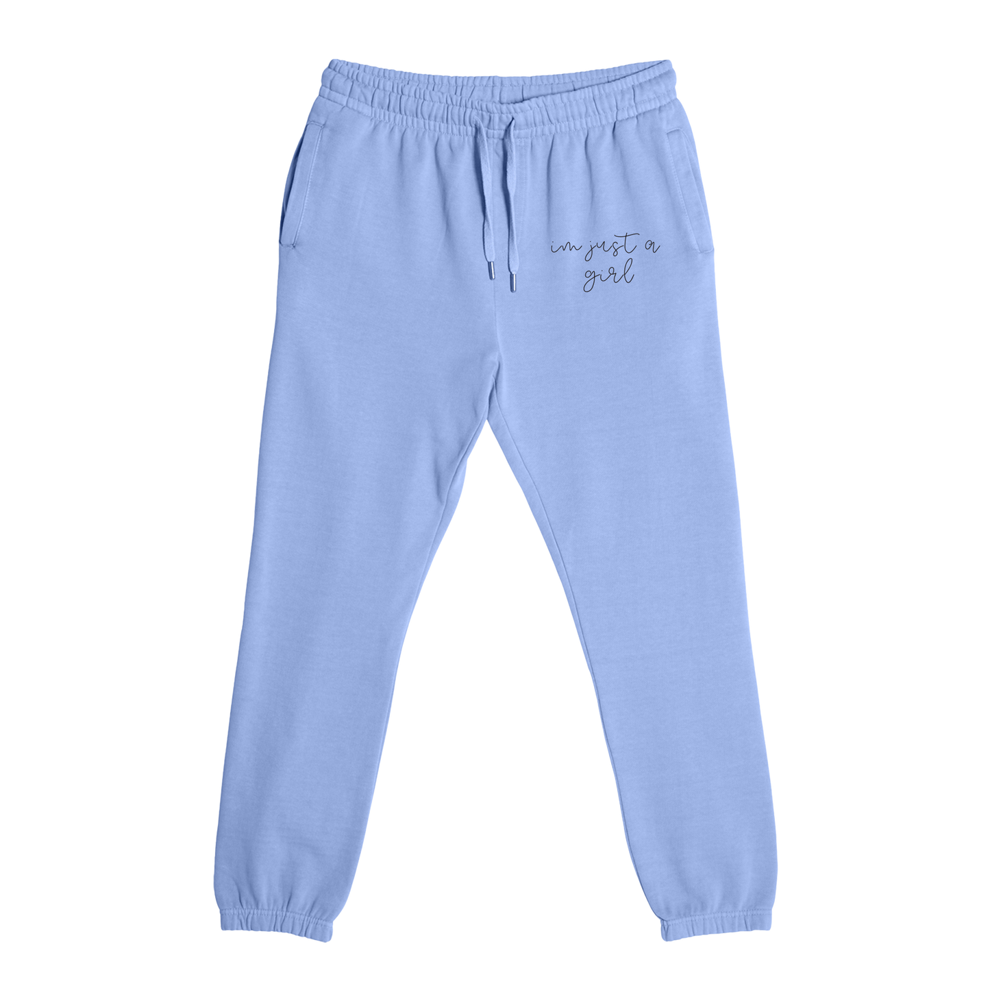 Mean Girl Pod - I'm Just a Girl Embroidered Sweatpants