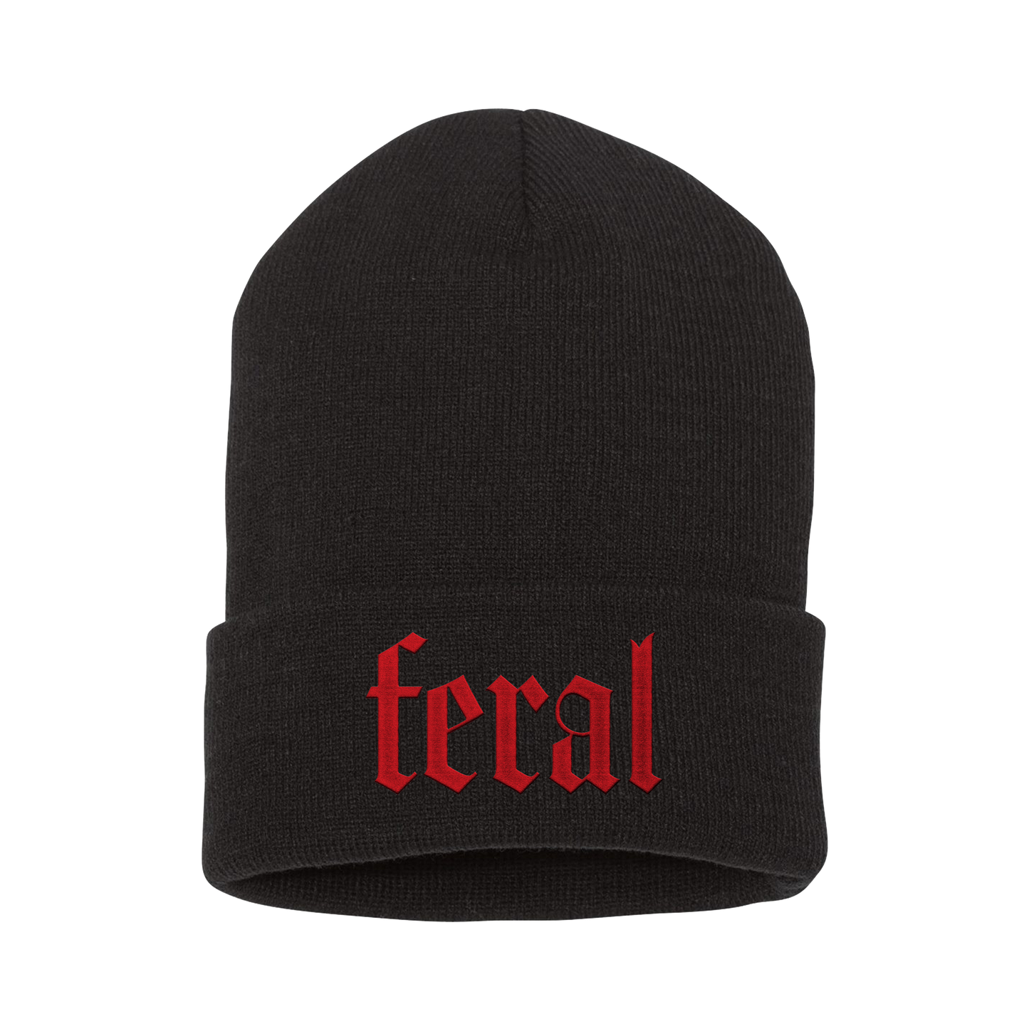 This Is The Worst - Feral Embroidered Beanie