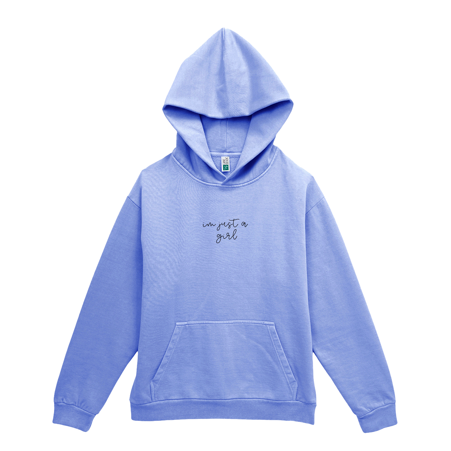 Mean Girl Pod - I'm Just a Girl Embroidered Hoodie (Restocking)