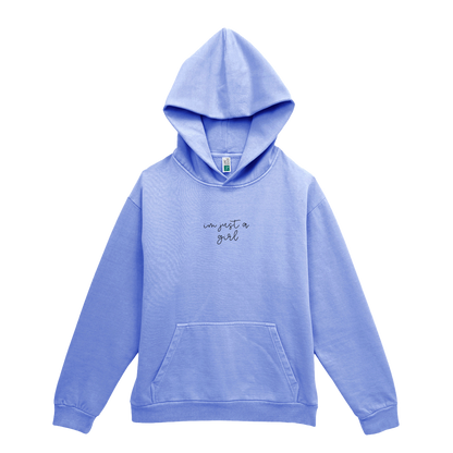 Mean Girl Pod - I'm Just a Girl Embroidered Hoodie (Restocking)